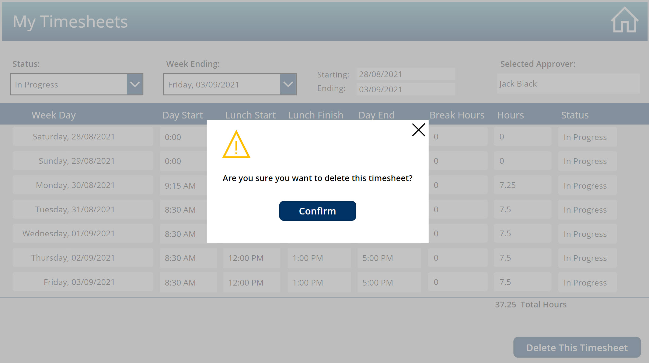Basic Timesheet Management Solution - Image 4