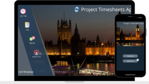 2-in-1 Bundle: Project Timesheets PowerApp + Mobile Add-on App
